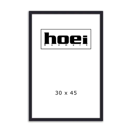 Sort billedramme i træ Hoei 111 30x45