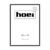 Sort plakatramme i træ Hoei 111 50x70 plexiglas front