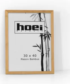 Massiv bambus ramme 30x40