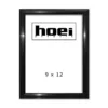 Sort aluminiums ramme - 9x12 cm.