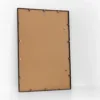 Sort aluminiums ramme - 70x100 cm.