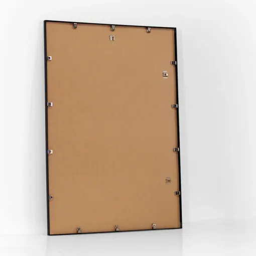 Sort aluminiums ramme - 70x100 cm.