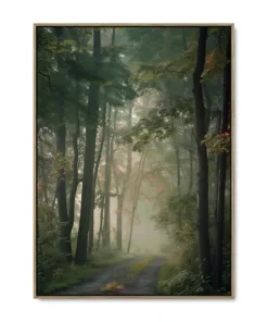 Galleri lærredsprint Woodland Whispers EGE svæveramme