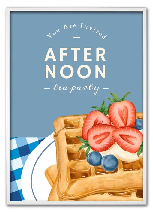 Afternoon Waffle Delight Hvid