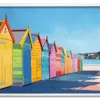Beach Huts in Color Hvid
