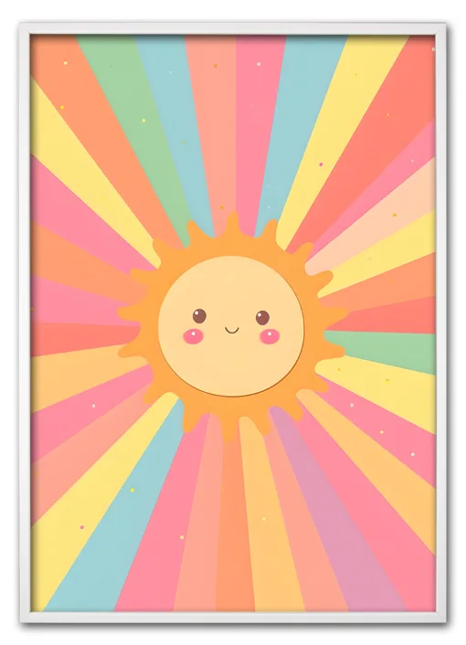 Candy Sunburst Hvid