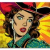 Cowgirl Pop Plakat