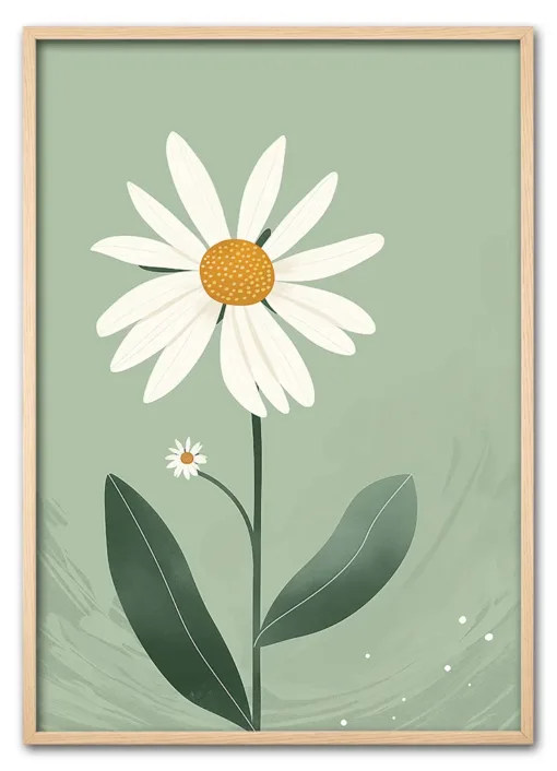 Daisy on Green Eg