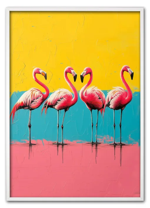 Flamingo Squad Hvid