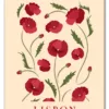 Flower Market Lisbon Plakat