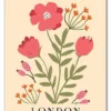 Flower Market London Plakat