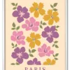 Flower Market Paris Hvid
