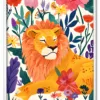 Lion in Bloom No. 03 Hvid