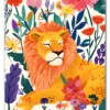 Lion in Bloom No. 03 Plakat