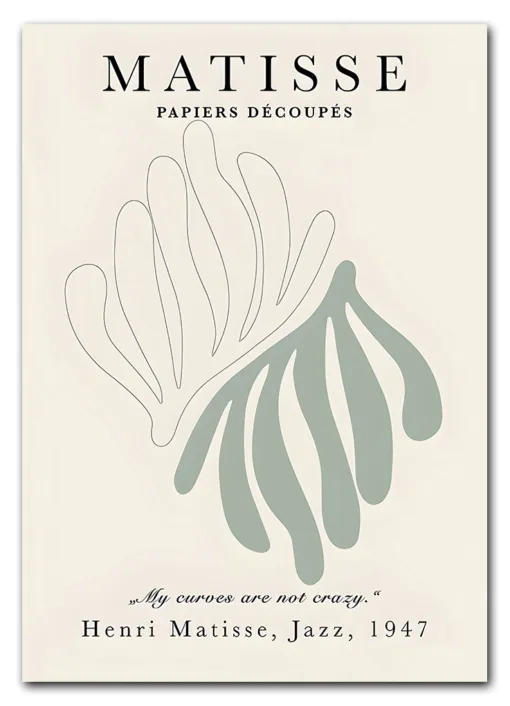 Matisse Botanical Form No. 03 Plakat