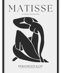 Matisse Cut Outs No. 05 (Black Grey) Sort