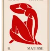 Matisse Cut Outs No. 09 (Red Nude) Eg