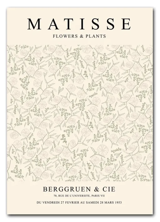 Matisse Flowers & Plants No. 02 Plakat