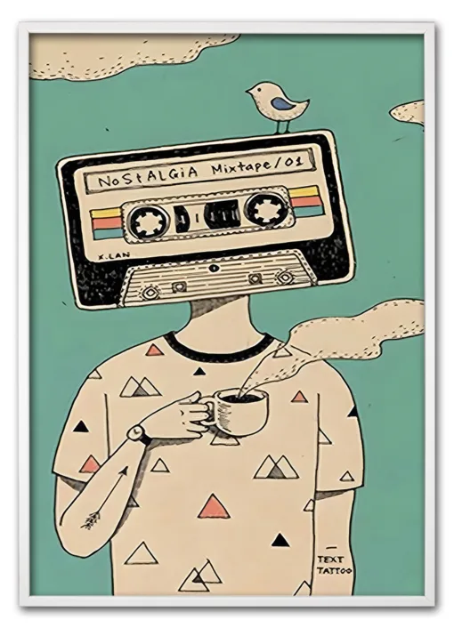 Mixtape Head Hvid