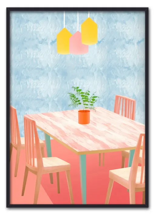 Dining room architecture furniture chair.