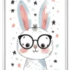 Nerdy Bunny Hvid