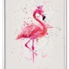 Pink Flamingo Hvid