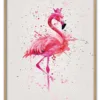 Pink Flamingo Massiv Eg
