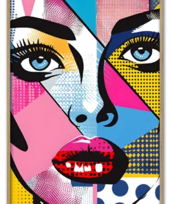 Pop Face Collage Massiv Eg