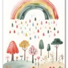Rainbow Garden Plakat