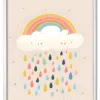 Rainbow Rain Hvid
