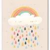 Rainbow Rain Plakat