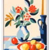 Still Life with Fruit Hvid
