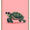 Turtle on Pink Massiv Eg