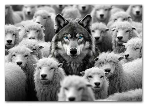 Wolf in the Crowd Plakat