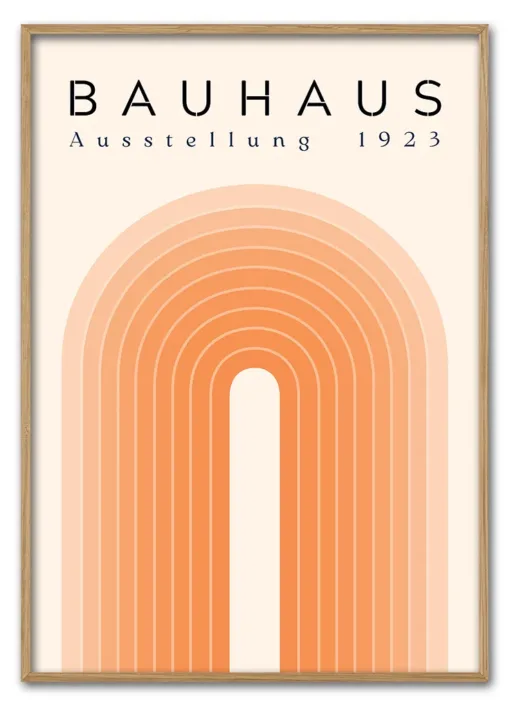 Bauhaus Arch No. 02 – Orange Massiv Eg