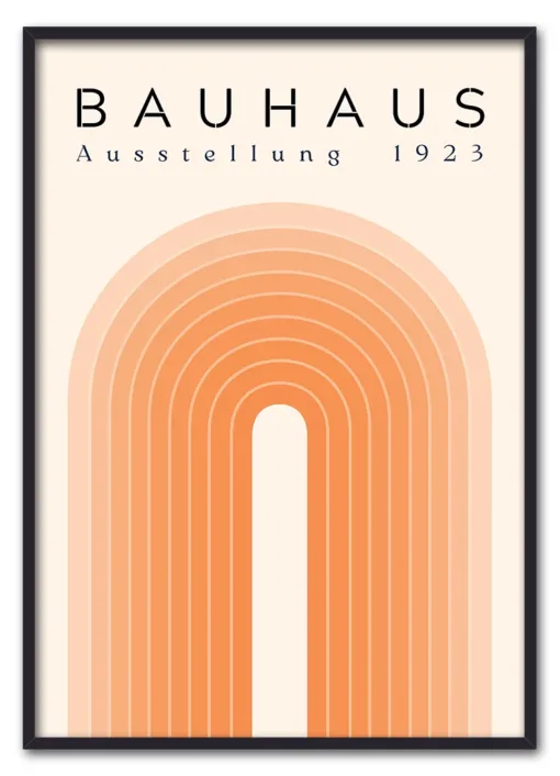 Bauhaus Arch No. 02 – Orange Sort