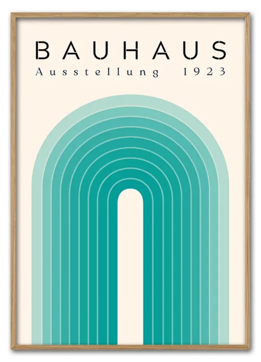 Bauhaus Arch No. 03 – Teal Massiv Eg