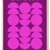Bauhaus Circles Pink Eg