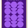 Bauhaus Circles Purple Eg