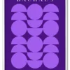 Bauhaus Circles Purple Hvid