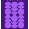 Bauhaus Circles Purple Sort