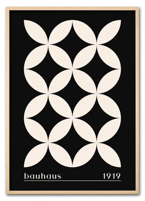 Bauhaus Cross Pattern – Black Edition Eg