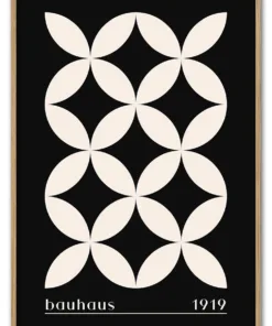 Bauhaus Cross Pattern – Black Edition Massiv Eg