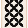 Bauhaus Cross Pattern – Classic Black Eg