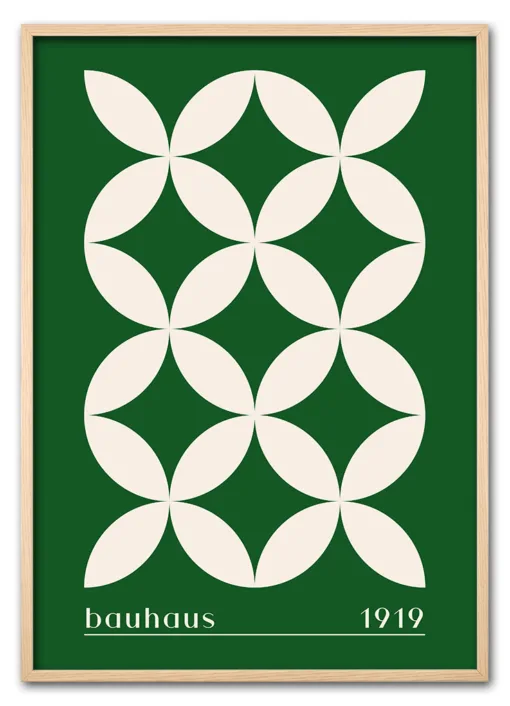 Bauhaus Cross Pattern – Green Edition Eg