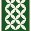 Bauhaus Cross Pattern – Green Edition Massiv Eg
