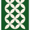 Bauhaus Cross Pattern – Green Edition Plakat
