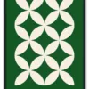 Bauhaus Cross Pattern – Green Edition Sort