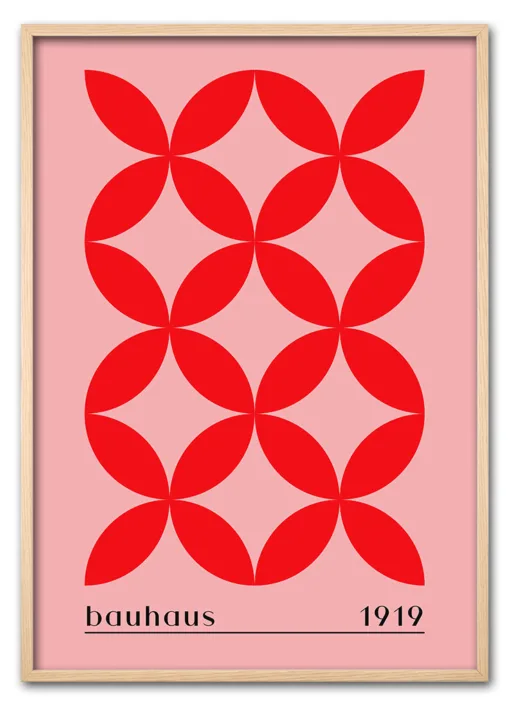 Bauhaus Cross Pattern – Red Edition Eg