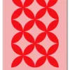 Bauhaus Cross Pattern – Red Edition Plakat